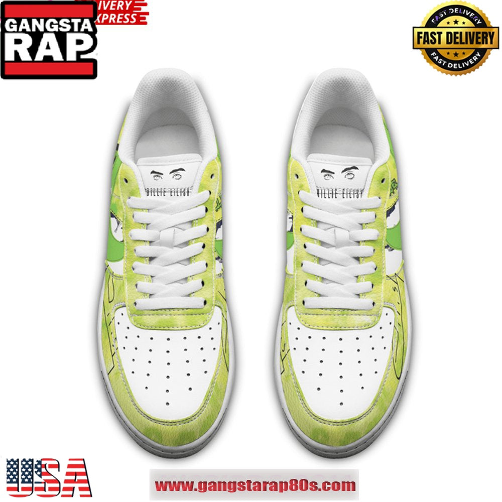 Billie Eilish Neon Vibes Limited Edition Air Force 1 Running Sneakers Shoes