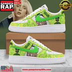 Billie Eilish Neon Vibes Limited Edition Air Force 1 Running Sneakers Shoes