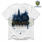 Billy Joel New York City Skyline IPortrait Cotton T-Shirt