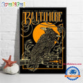 Billy Strings CFG Bank Arena Baltimore MD Oct 31 & Nov 1 2024 Gold Foil Embellished Poster Canvas Art