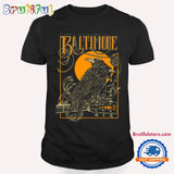 Billy Strings CFG Bank Arena Baltimore MD Oct 31 & Nov 1 2024 Gold Foil Embellished T Shirt