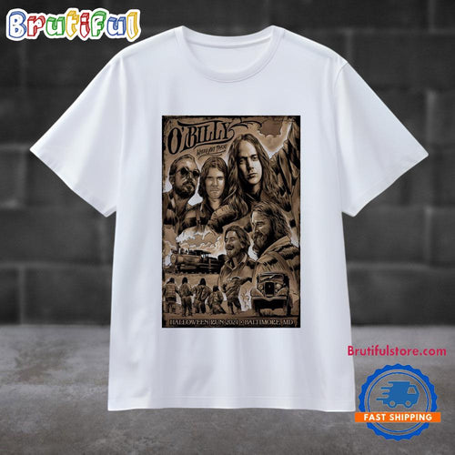 Billy Strings Halloween Run Oct 31-Nov 1 2024 Baltimore MD Tour T Shirt