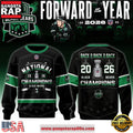Binghamton Black Bears Champions 2026 Back-2-Back-2-Back Sweatshirt