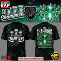 Binghamton Black Bears Commissionners Cup 2026 Champions Locker Room Trophy Unisex 3D Shirt