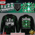 Binghamton Black Bears Commissionners Cup 2026 Champions Locker Room Trophy Unisex T-Shirt