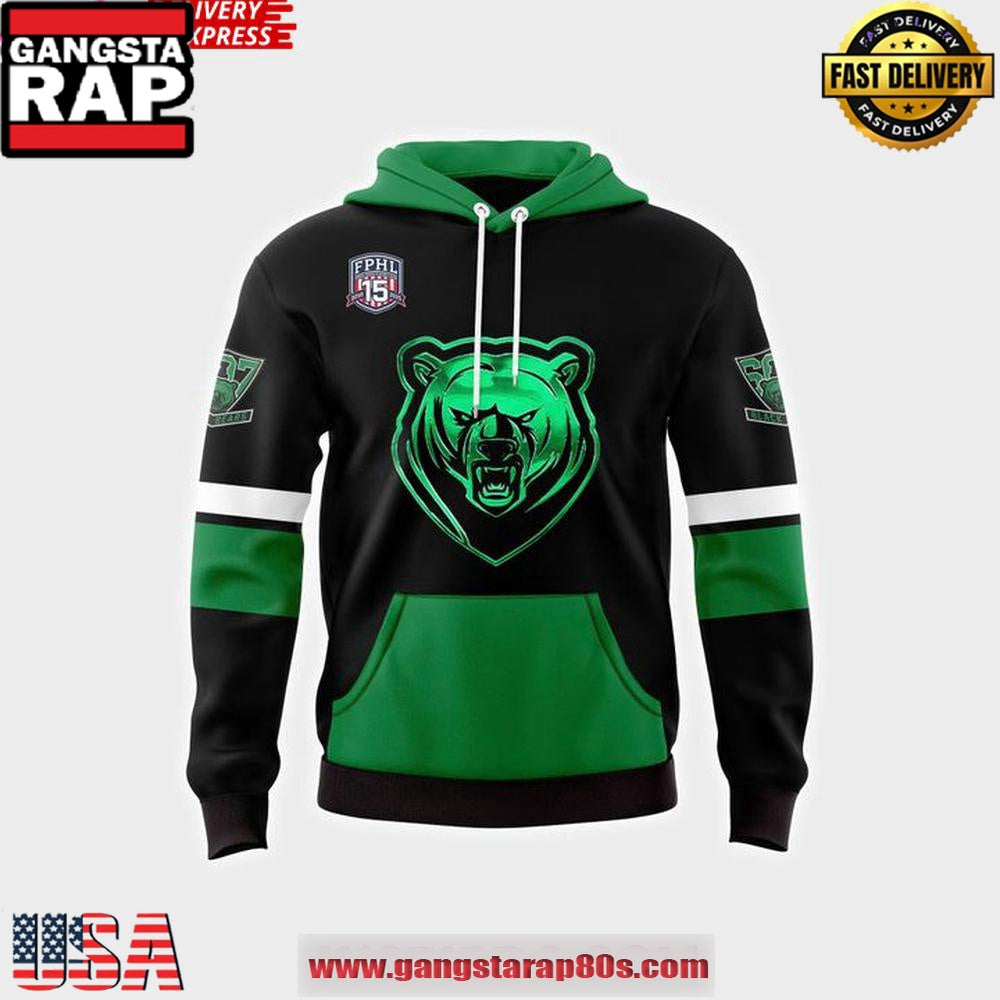 Binghamton Black Bears x 2025 Commissioners Playoffs Unisex Hoodie