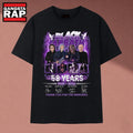 Black Sabbath 58 Years 1968 2026 Band Signatures Rock Graphic T Shirt, Music 2D Shirt