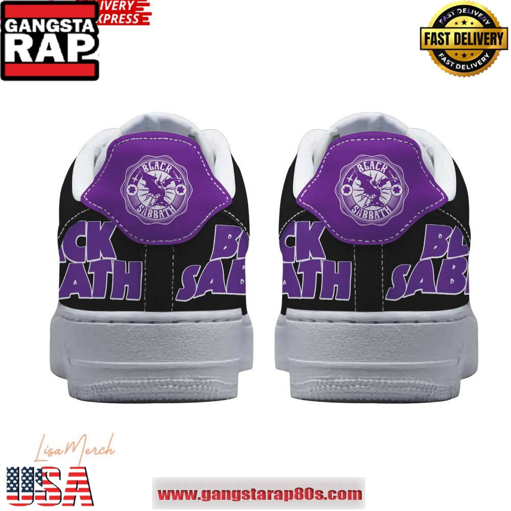 Black Sabbath Back to the Beginning Air Force 1 Running Sneakers Shoes