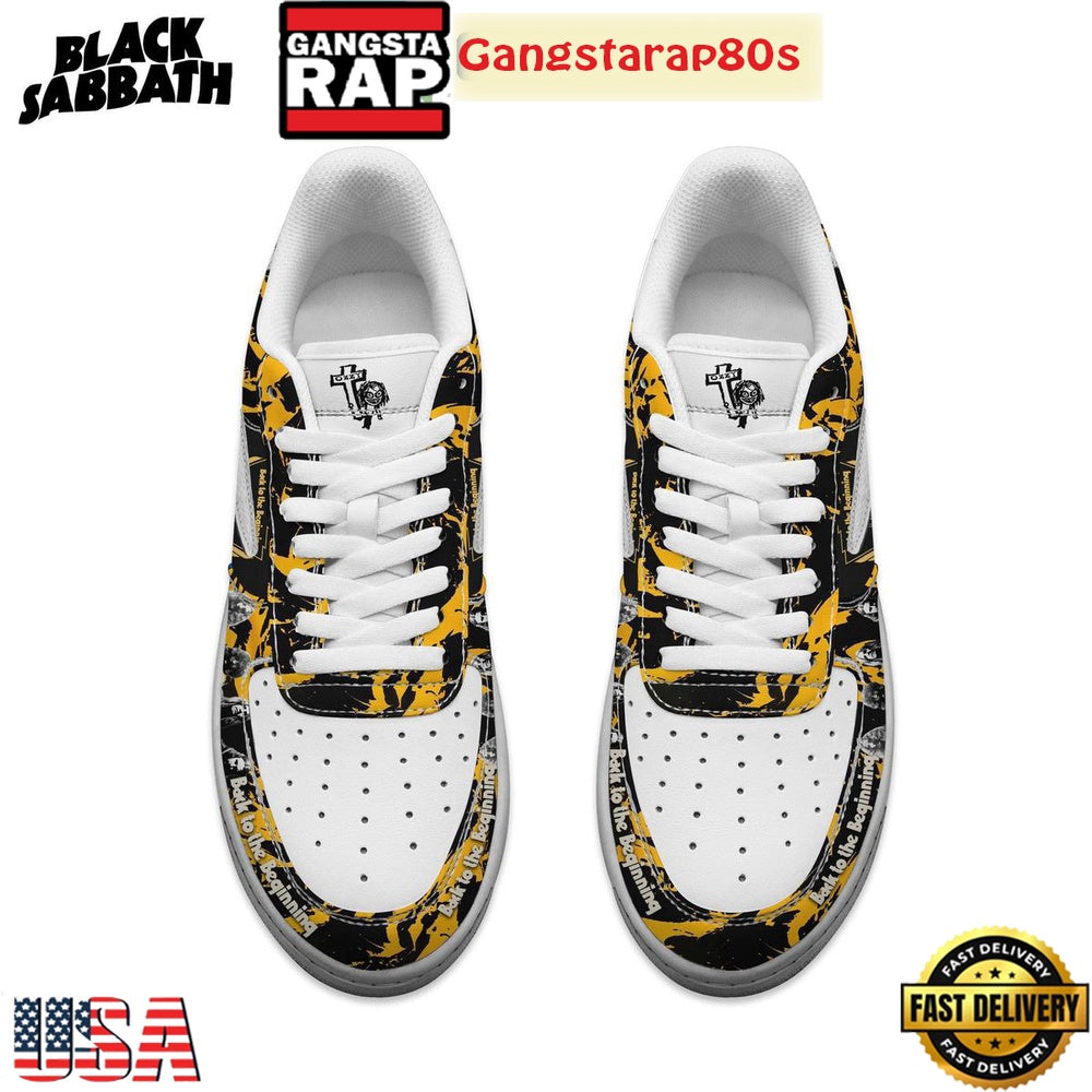 Black Sabbath Back To The Beginning Air Force 1 Shoes Running Sneakers