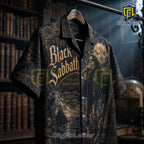 Black Sabbath Heavy Metal Dark Motif Hawaiian Shirt