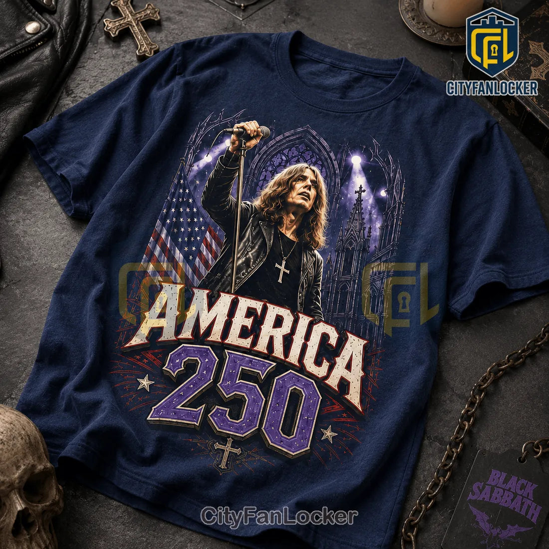 Black Sabbath I Love America 250 Years of Freedom T-Shirt