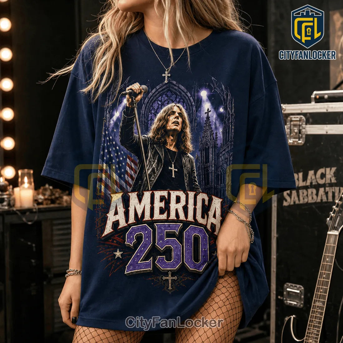 Black Sabbath I Love America 250 Years of Freedom T-Shirt