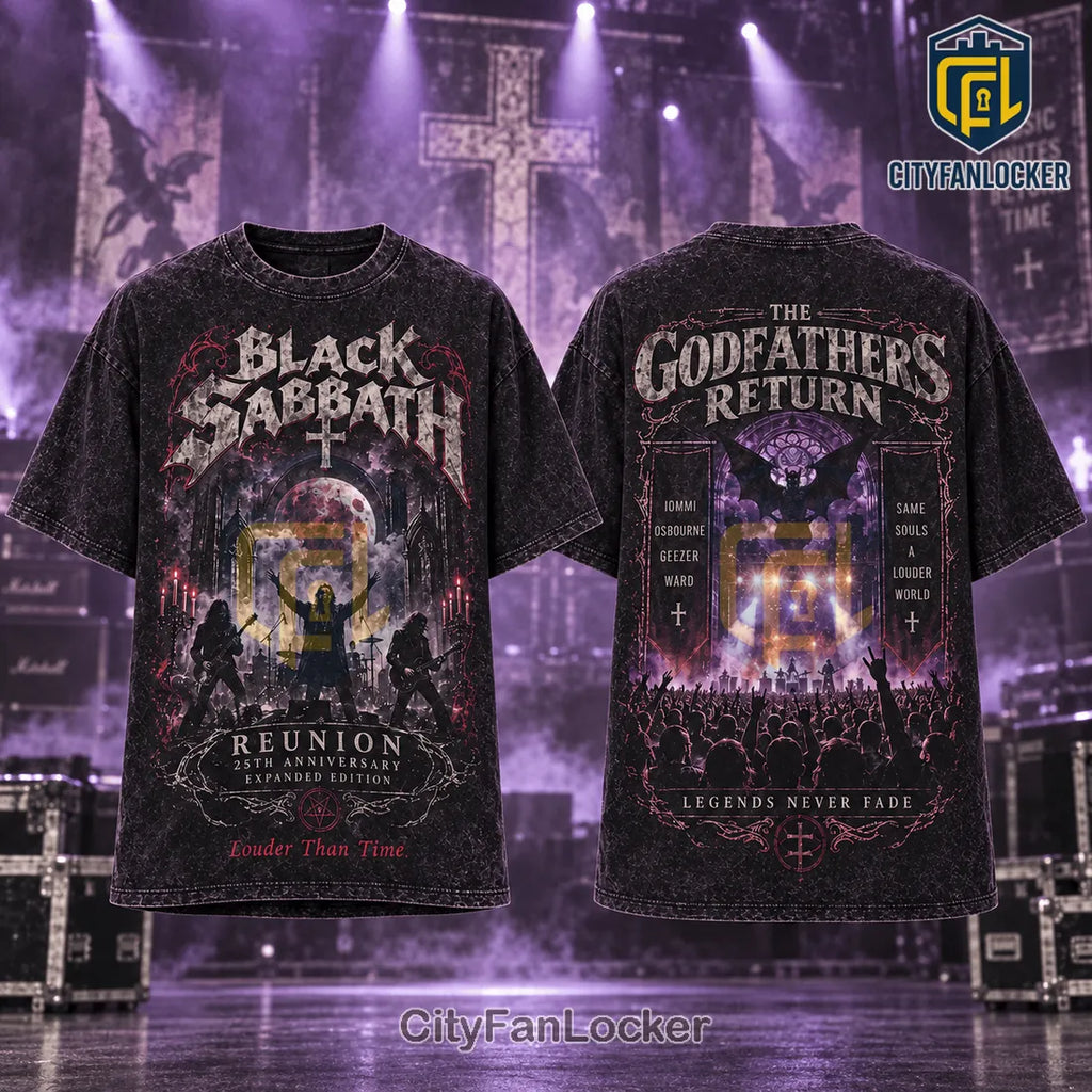 Black Sabbath Reunion 25th Anniversary T-Shirt