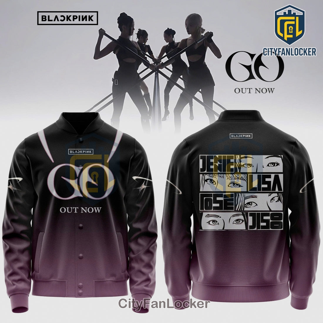 BLACKPINK ‘GO’ Out Now Bomber Jacket