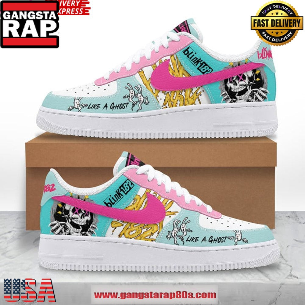 Blink-182 Like A Ghost Limited Edition Air Force 1 Sneakers Shoes
