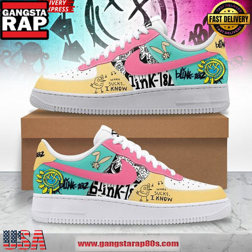 Blink182 Music New Design Air Force 1 Sneakers Shoes