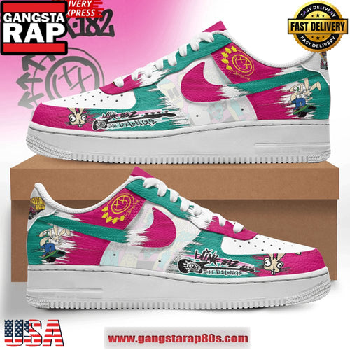 Blink-182 Tom Delonge Special Edition Air Force 1 Running Sneakers Shoes