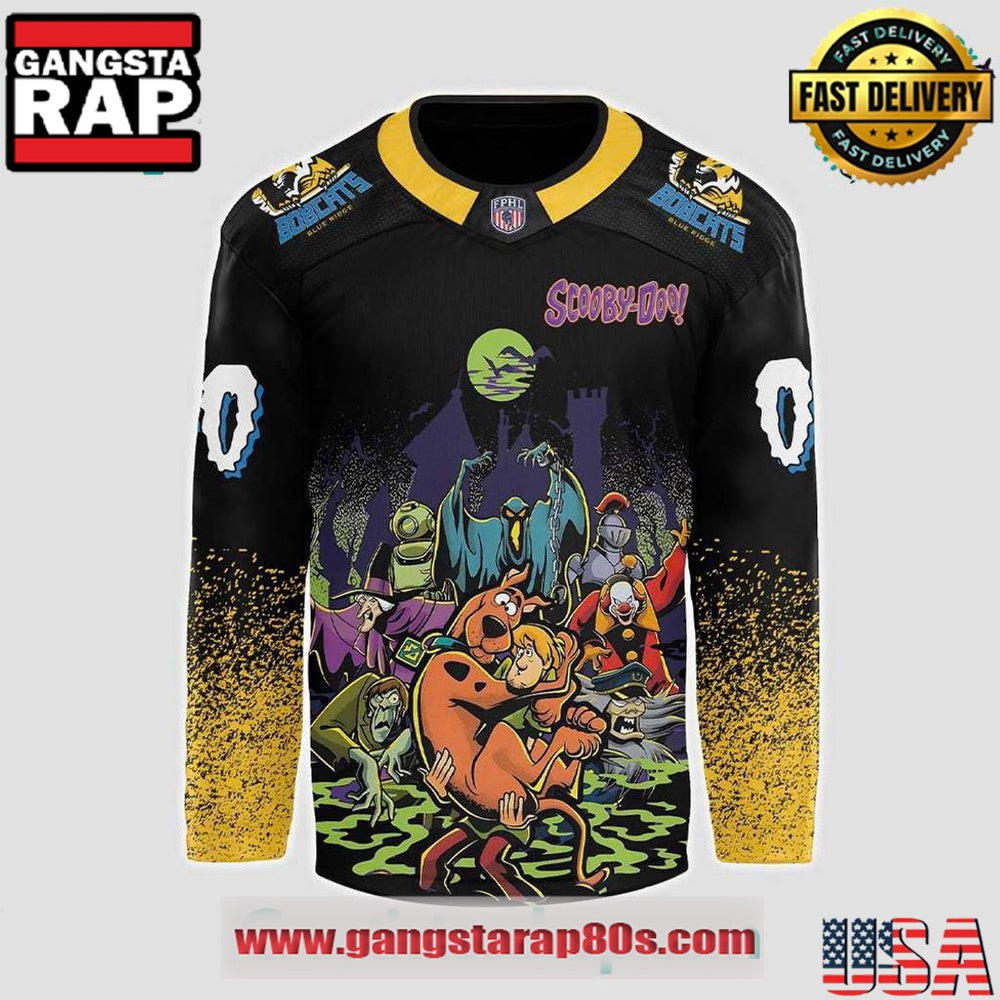Blue Ridge Bobcats x Scooby-Doo Night 2025 Custom Hockey Jersey