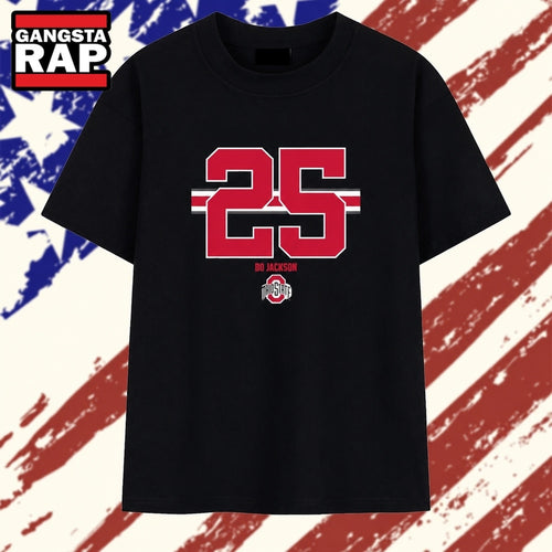 Bo Jackson 25 Ohio State Buckeyes Jersey T Shirt