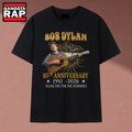 Bob Dylan 85th Anniversary 1941 2026 Guitar Signature T Shirt, Music 2D Shirt