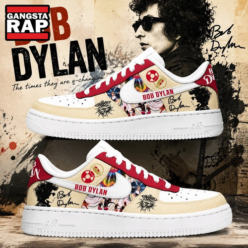 Bob Dylan Air Force 1 Shoes Sneaker , Music Trending Shoes