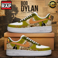 Bob Dylan Old Music Limited Edition Air Force 1 Shoes Running Sneakers Shoes , Music Trending Shoes