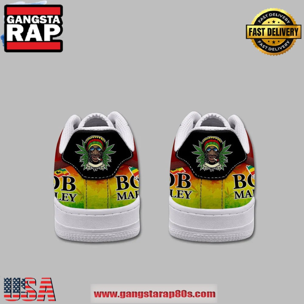 Bob Marley Live The Life You Love Air Force 1 Running Sneakers Shoes