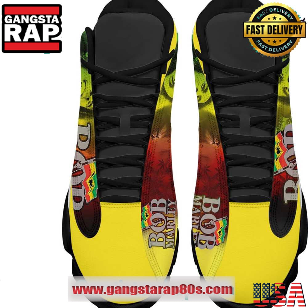 Bob Marley One Love Air Jordan 13 Sneakers Shoess