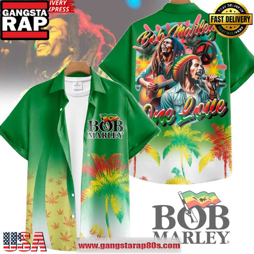 Bob Marley One Love Special Edition Aloha Hawaiian Shirt