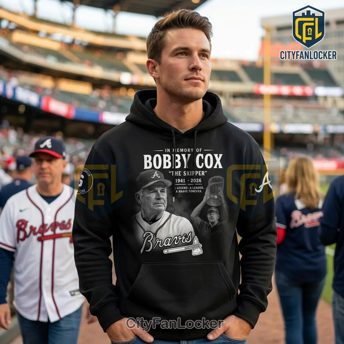 Bobby Cox Memorial 1941-2026 Atlanta Braves Limited Edition Hoodie