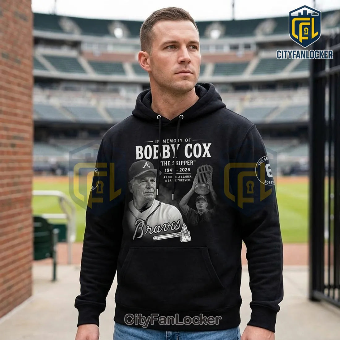 Bobby Cox Memorial 1941-2026 Atlanta Braves Limited Edition Hoodie