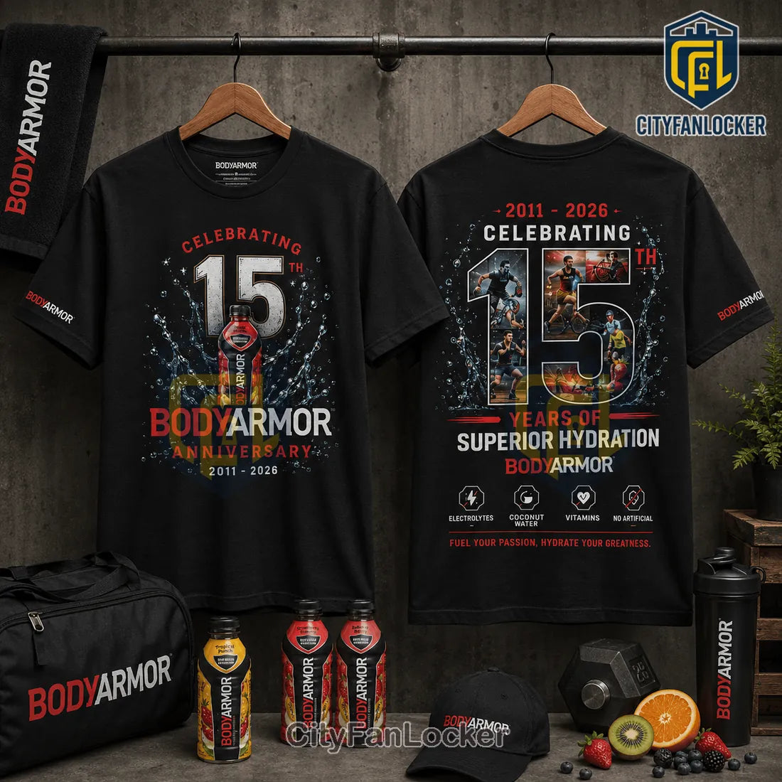 BodyArmor 15th Anniversary Black T-Shirt