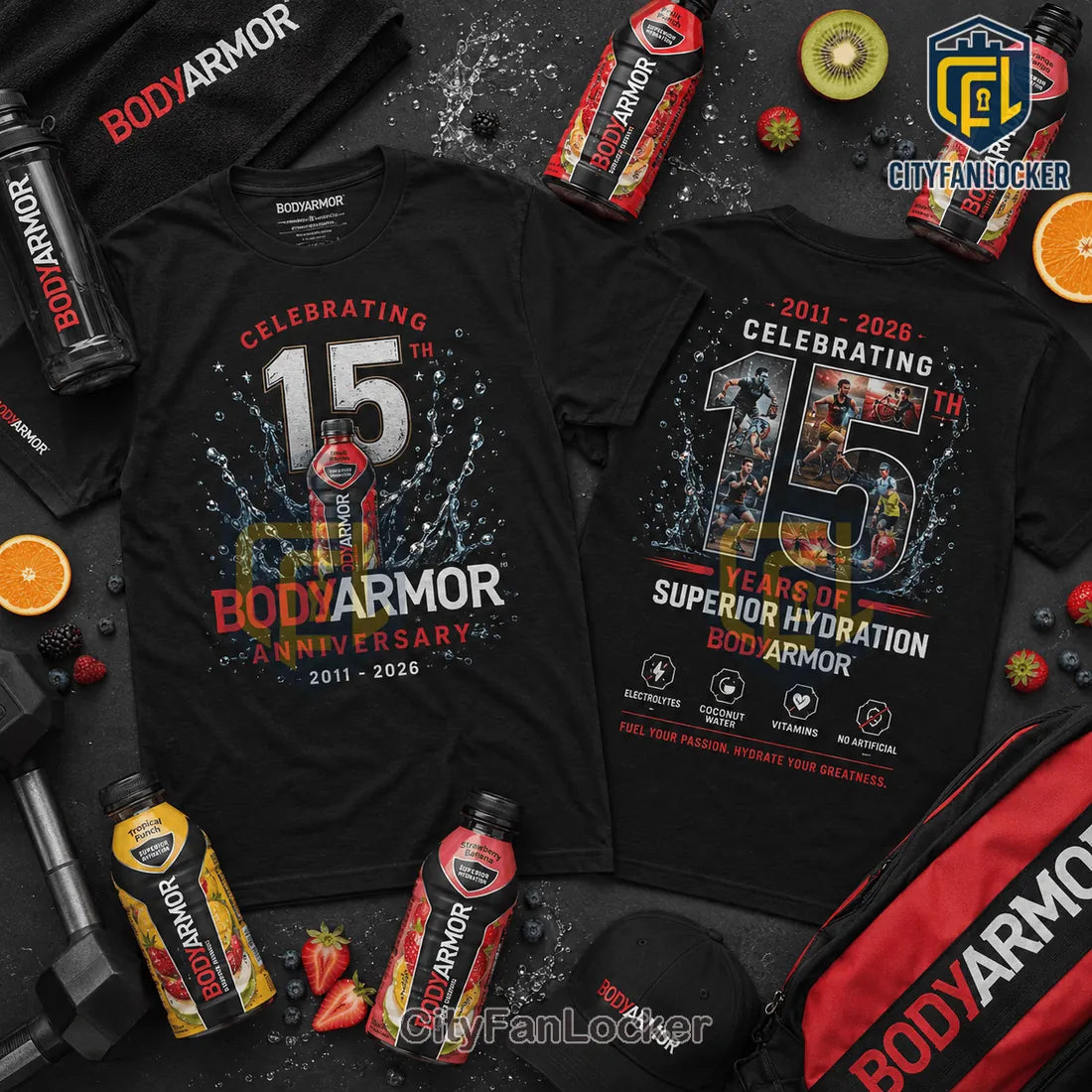 BodyArmor 15th Anniversary Black T-Shirt