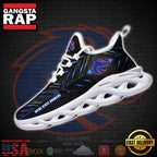 Boise State Broncos Custom Name Clunky Unique Design Max Soul Shoes Running Sneakers