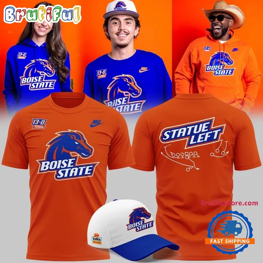 Boise State Broncos Football 20th Anniversary Fiesta Bowl 2026 Orange Hoodie T-Shirt