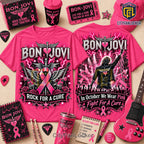 Bon Jovi Breast Cancer Awareness Pink Shirt