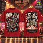 Bon Jovi Chase The Night Red Rock Shirt