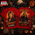 Bon Jovi Halloween Moon Vampire Portrait Spooky Season 3D Shirt , Music Trending 3D Shirt