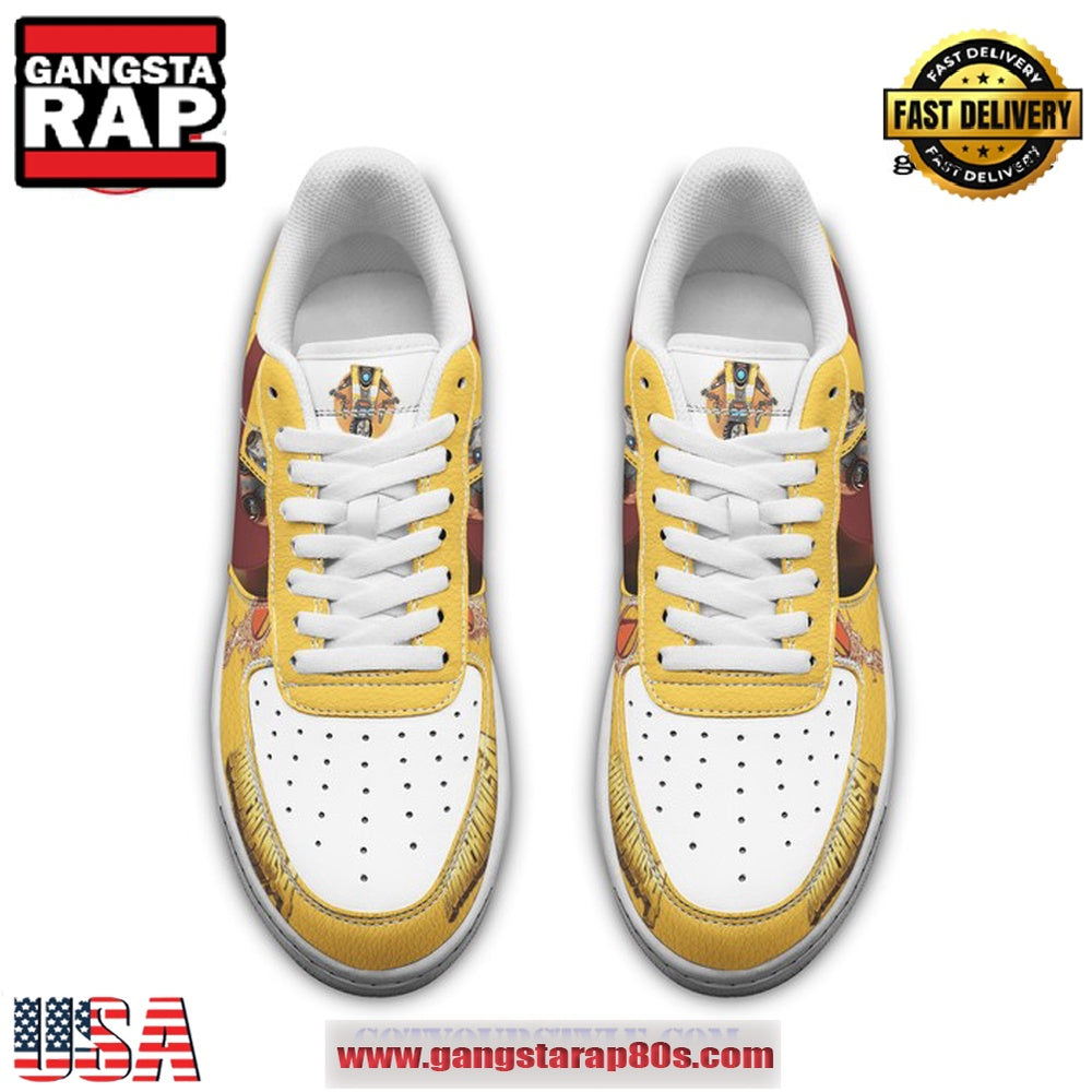Borderlands 4 The Gold Air Force 1 Running Sneakers Shoes