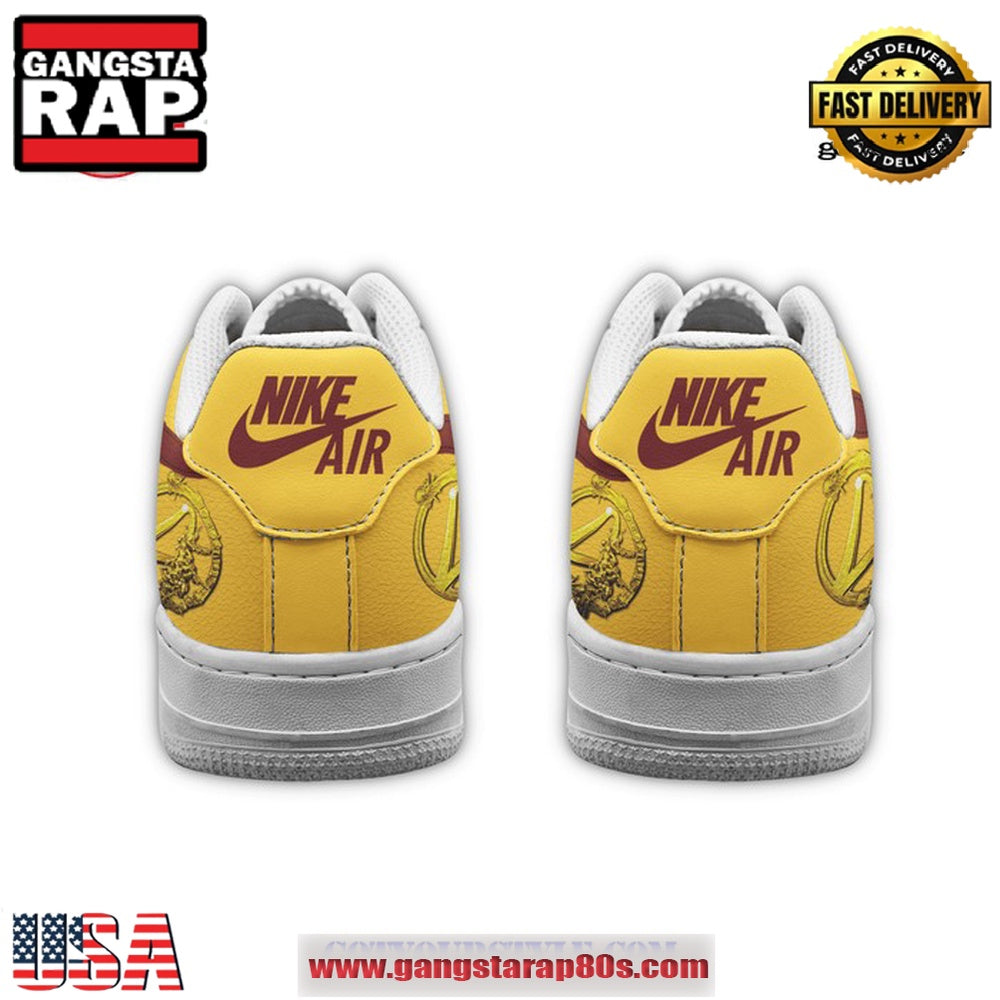 Borderlands 4 The Gold Air Force 1 Running Sneakers Shoes