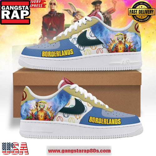 Borderlands Limited Edition Air Force 1 Running Sneakers Shoes