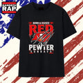Born and raised red and pewter Sundays Tampa Bay Buccaneers T Shirt
