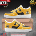 Boston Bruins Hockey Ice Custom Air Force 1 Sneakers Shoes