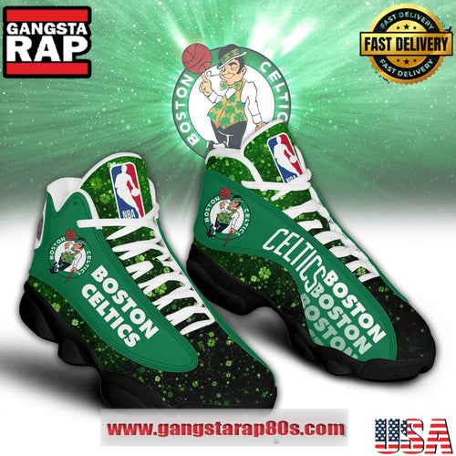 Boston Celtics 2024 Champions Personalized Air Jordan 13 Sneakers Shoes