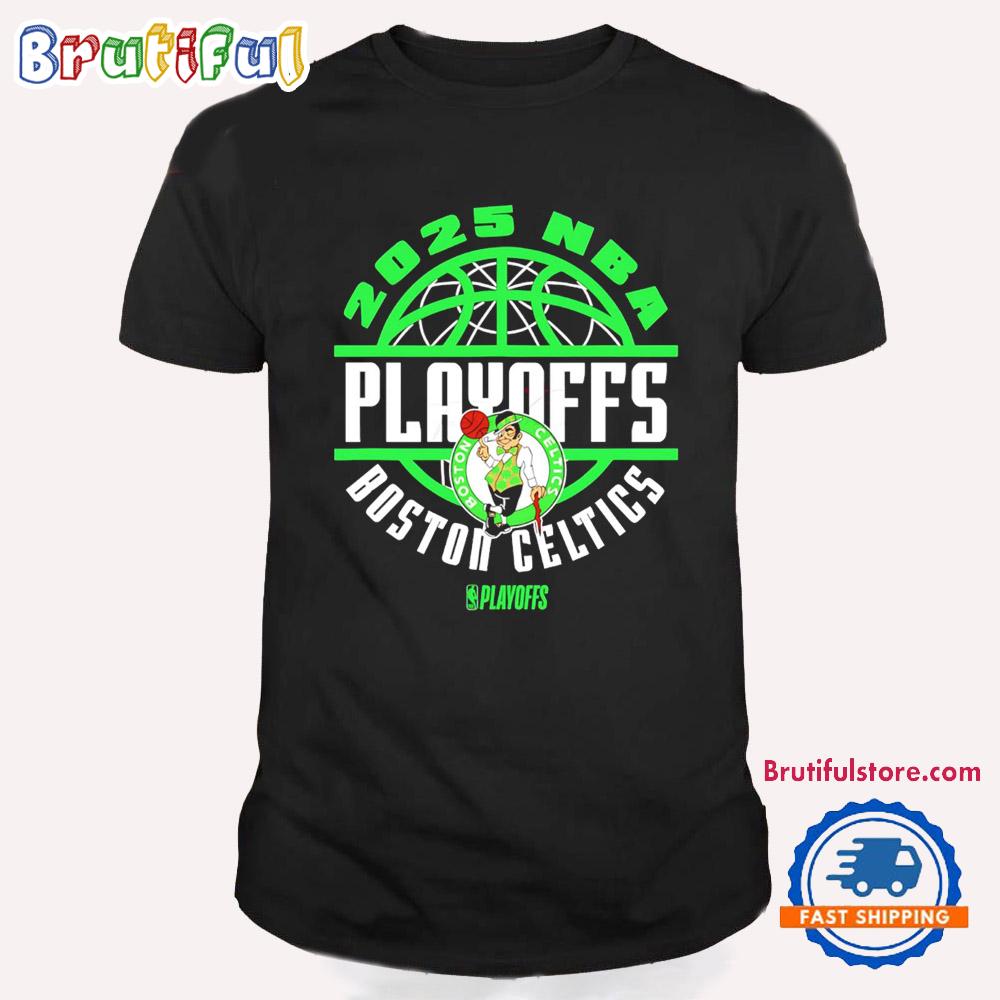Boston Celtics 2025 Playoffs NBA Game Time T Shirt