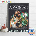 Boston Celtics Jayson Tatum Signature 2025 Wall Art Poster Canvas