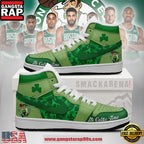 Boston Celtics NBA New 2026 Version Air Jordan 1 High Top Sneakers Shoes