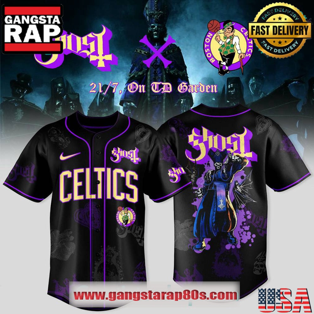 Boston Celtics x Dropkick Murphys Limited Edition Baseball Jersey