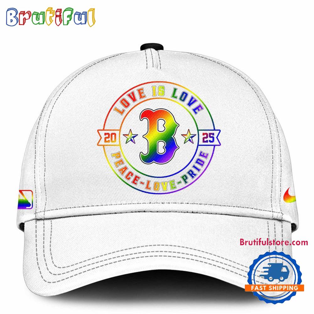 Boston Red Sox 2025 Happy Pride Month Limited Edition Baseball Cap