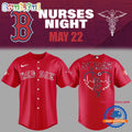 Boston Red Sox Baseball NURSES NIGHT 2025 Red Jersey Shirt